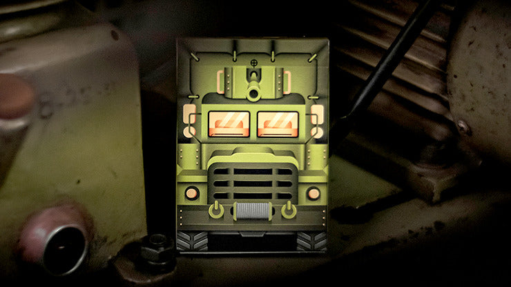 Military, Half-Brick Playing Cards by Riffle Shuffle