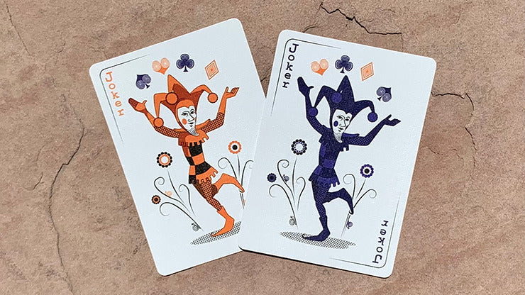 Bicycle Snail, Blue Playing Cards