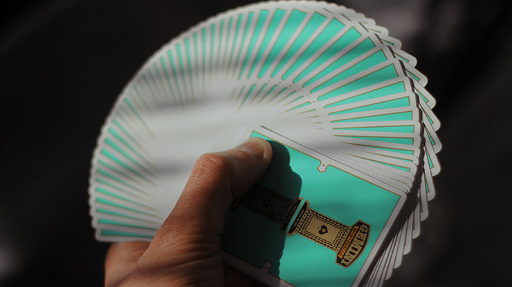 Gemini Casino, Deluxe Edition Turquoise Playing Cards by Gemini