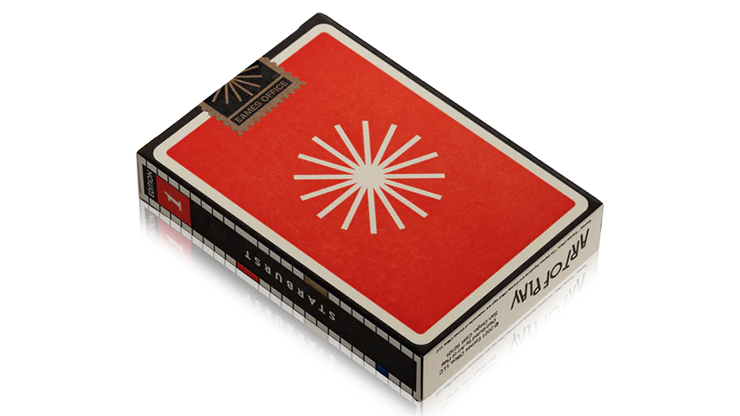 Eames, Starburst Red Playing Cards by Art of Play