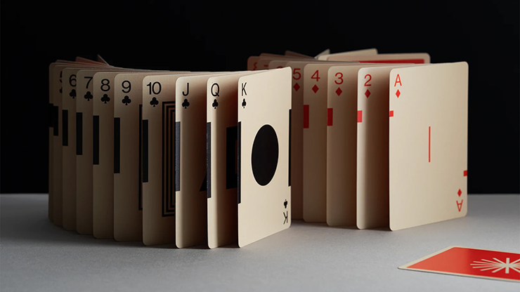 Eames, Starburst Red Playing Cards by Art of Play