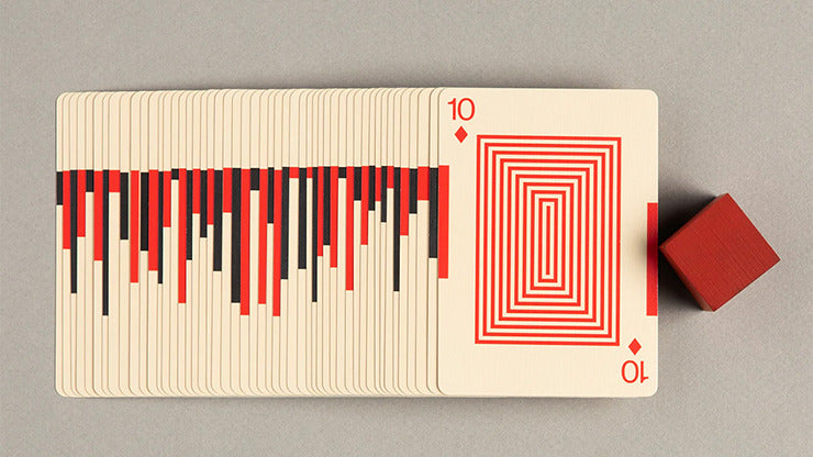 Eames, Starburst Red Playing Cards by Art of Play