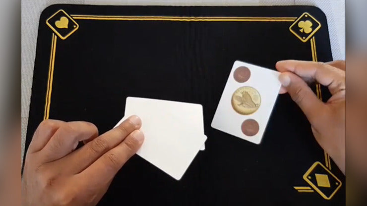 3 COIN MONTE, Gimmicks and Online Instructions by Vinny Sagoo