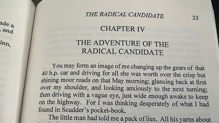 Facsimile, The 39 Steps by Michael Daniels