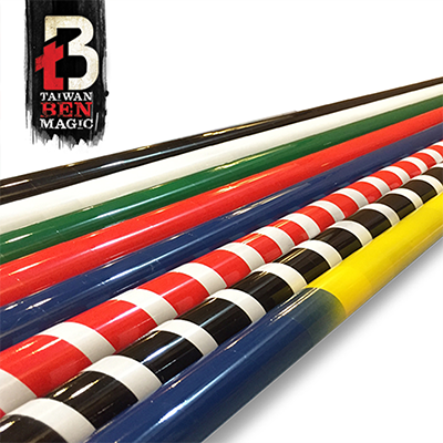 Vanishing Cane, Metal / Yellow by Handsome Criss and Taiwan Ben Magic