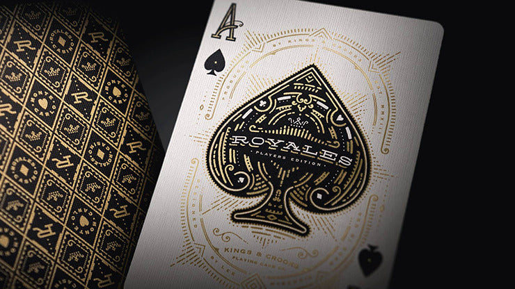 Royales Players, Noir Marked Playing Cards by Kings and Crooks