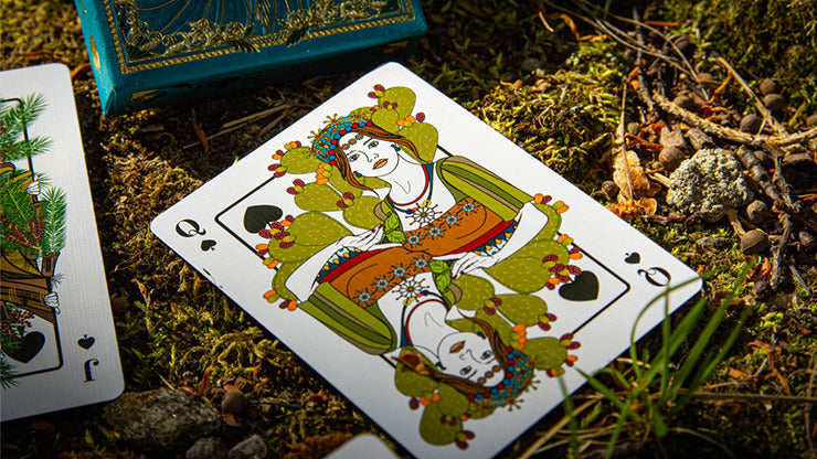 The Green Man Playing Cards, Summer by Jocu