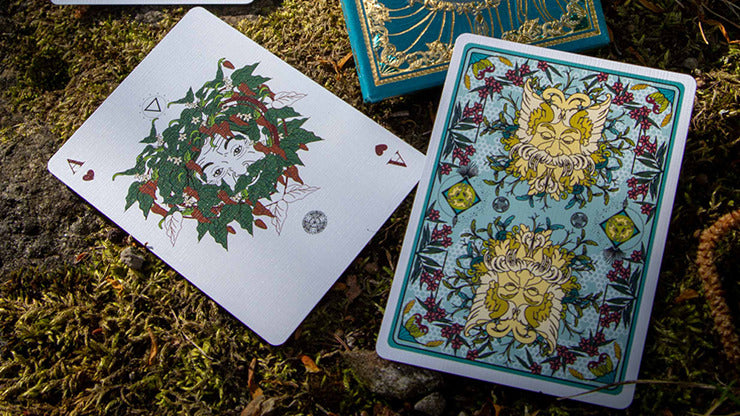 The Green Man Playing Cards, Summer by Jocu
