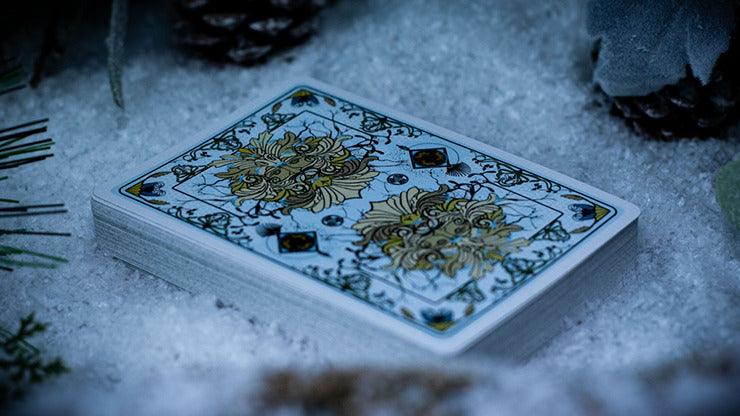 The Green Man Playing Cards, Winter by Jocu