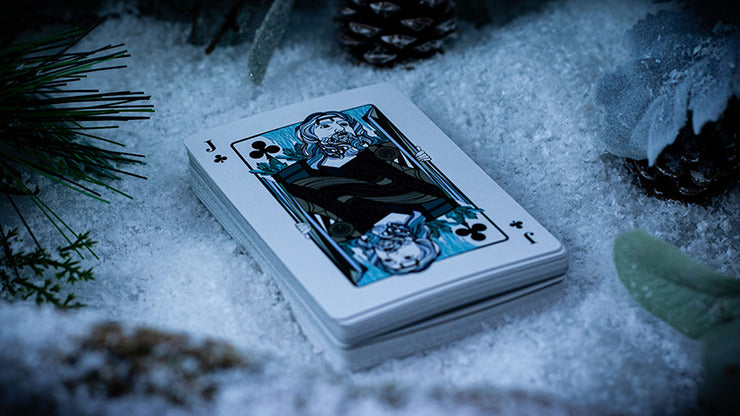The Green Man Playing Cards, Winter by Jocu