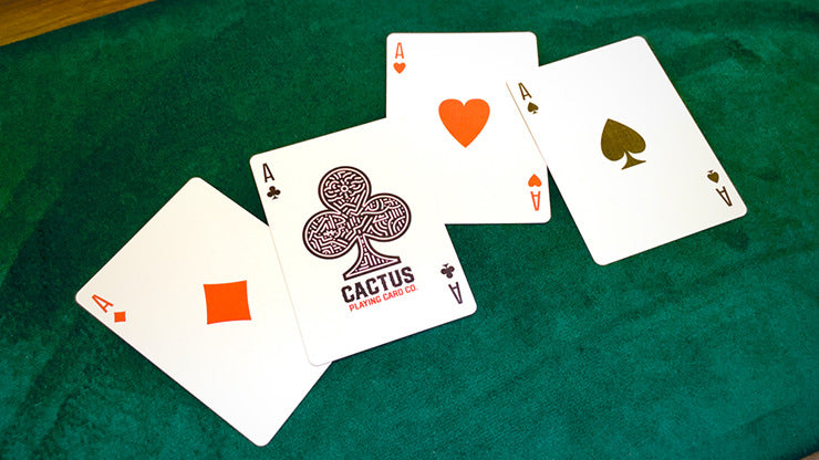 Cactus, Pink Quartz Playing Cards
