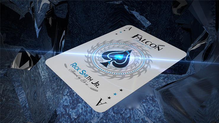 Ice Falcon Throwing Cards by Rick Smith Jr. and De';vo