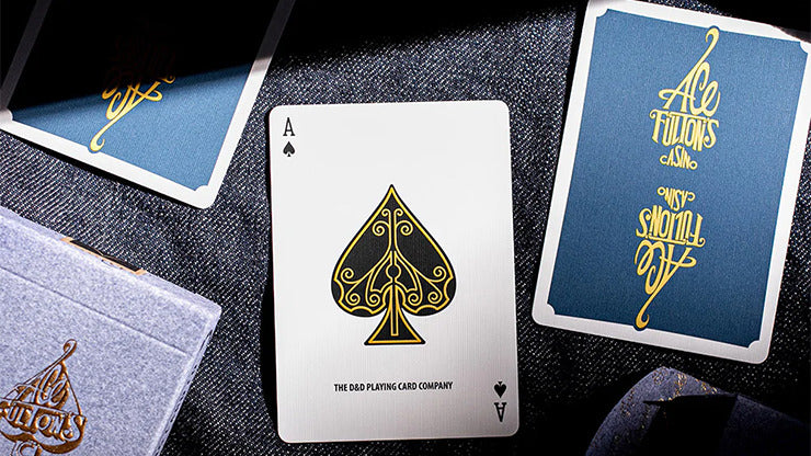 ACE FULTON';S CASINO COWBOY DENIM PLAYING CARDS