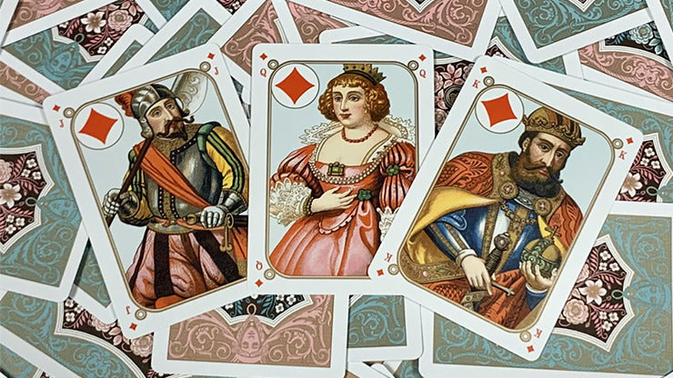Gilded Four Continents, Red Playing Cards