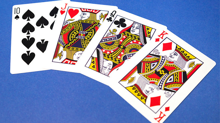 Butterfly Worker Marked Playing Cards, Blue by Ondrej Psenicka