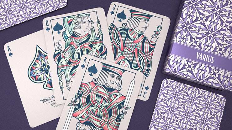 VARIUS, Limited Edition Purple Playing Cards
