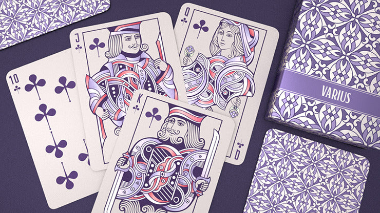 VARIUS, Limited Edition Purple Playing Cards