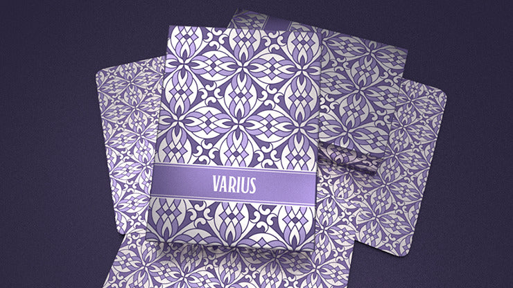 VARIUS, Limited Edition Purple Playing Cards
