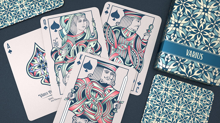 VARIUS, Limited Edition Teal Playing Cards