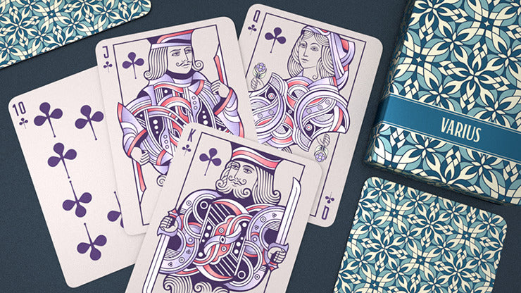 VARIUS, Limited Edition Teal Playing Cards