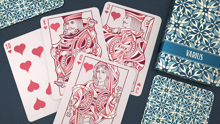 VARIUS, Limited Edition Teal Playing Cards