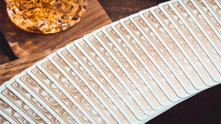 Smoke & Mirrors V8, Gold, Standard Edition Playing Cards by Dan & Dave