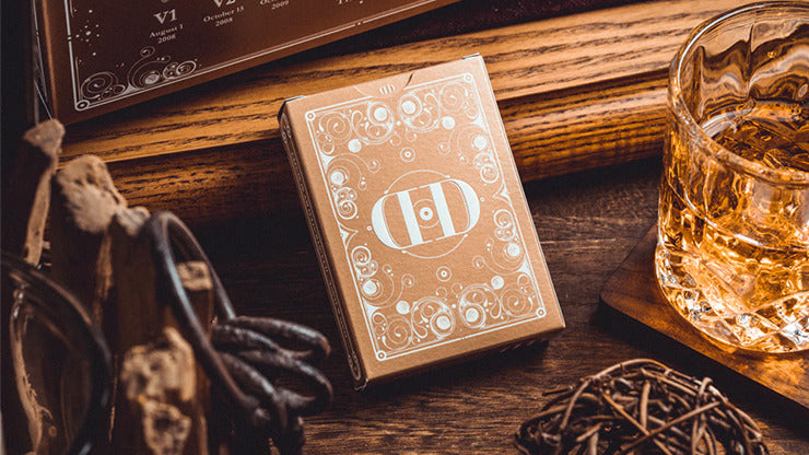 Smoke & Mirrors V8, Gold, Standard Edition Playing Cards by Dan & Dave