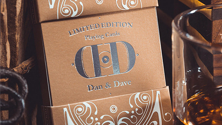 Smoke & Mirrors V8, Gold, Deluxe Edition Playing Cards by Dan & Dave