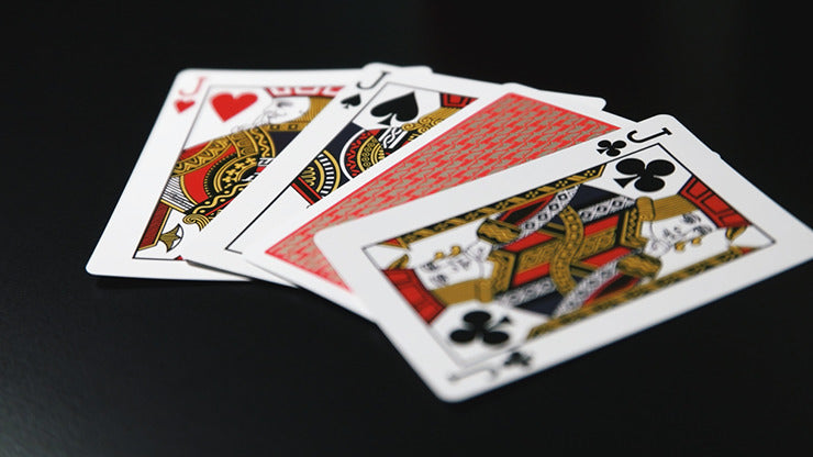 S.O.M., Secrets of Magic Red/Gold Playing Cards