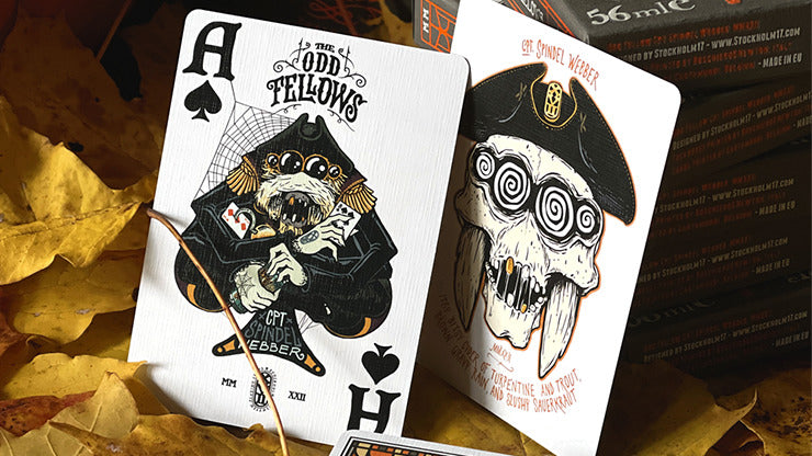 Odd Fellows, Cpt Spindel Playing Cards by Stockholm 17