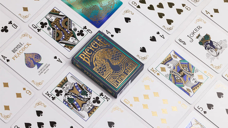 Bicycle Peacock Playing cards by US Card Magic Co