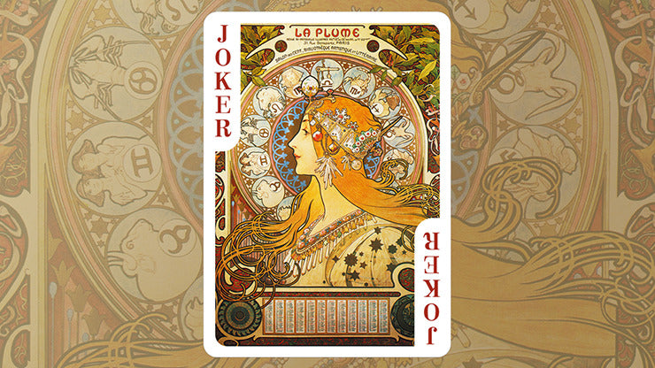 Mucha Zodiac Special Edition Playing Cards by TCC