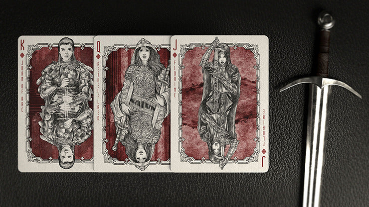 Warrior Women, Gilded Playing Cards by Headless Kings