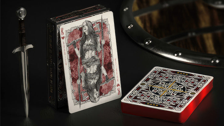 Warrior Women, Gilded Playing Cards by Headless Kings
