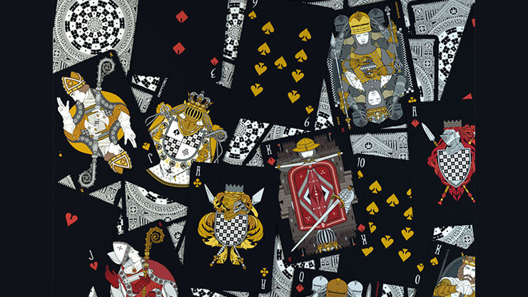 Kings Game White, NUMBERED SEAL Playing Cards