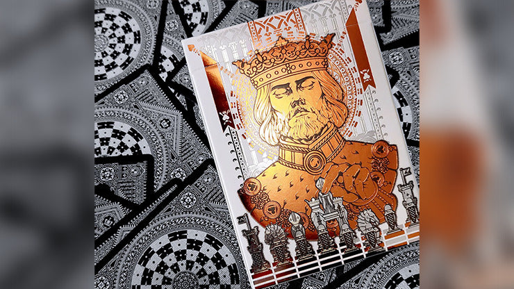 Kings Game White, NUMBERED SEAL Playing Cards