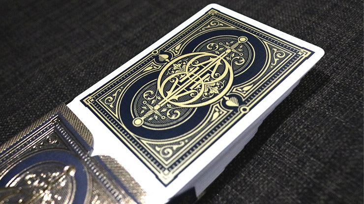 Oath Standard, Navy Blue Playing Cards by Lotrek
