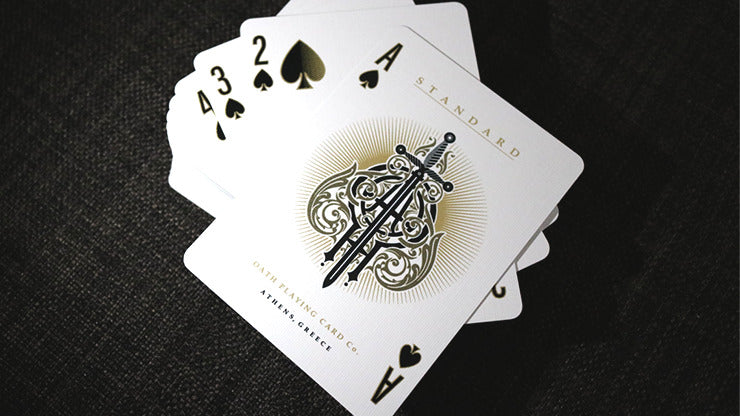 Oath Standard, Navy Blue Playing Cards by Lotrek