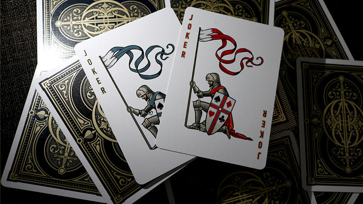 Oath Standard, Navy Blue Playing Cards by Lotrek