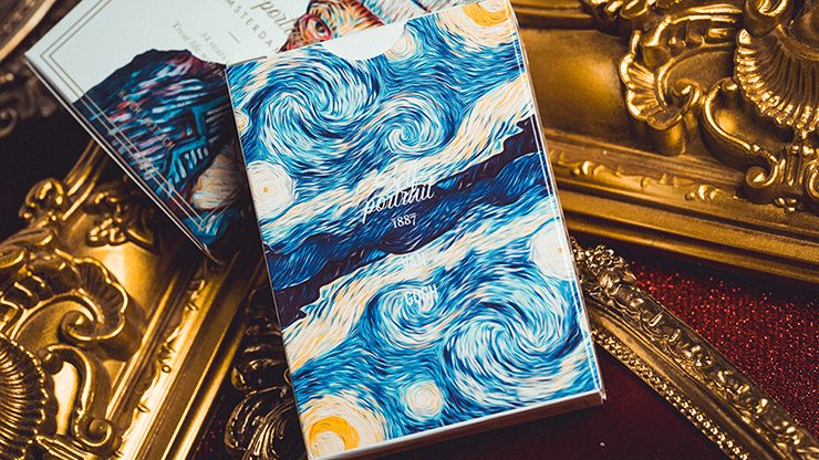 Van Gogh Self-Portrait, Borderless Playing Cards