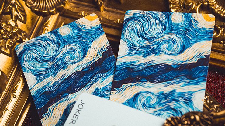 Van Gogh Self-Portrait, Borderless Playing Cards