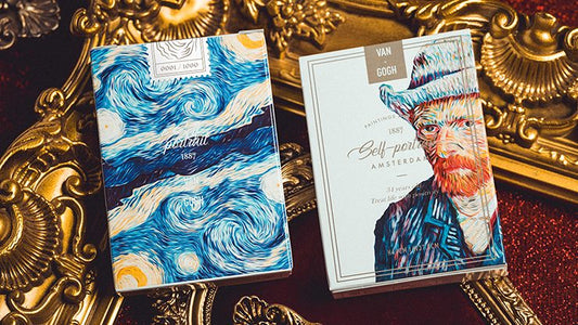 Van Gogh Self-Portrait, Borderless Playing Cards