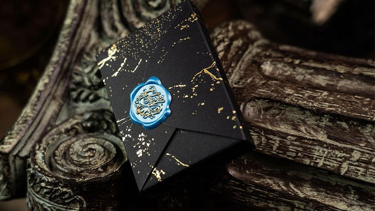 Fluid Art Blue, Luxury Edition Playing Cards