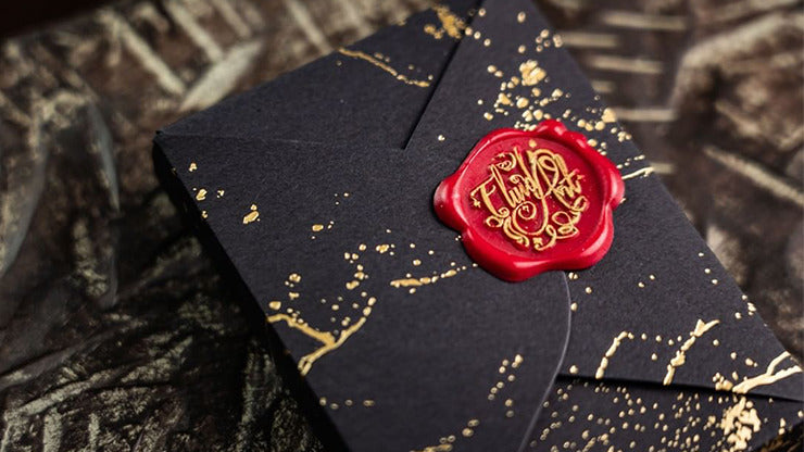 Fluid Art Red, Luxury Edition Playing Cards