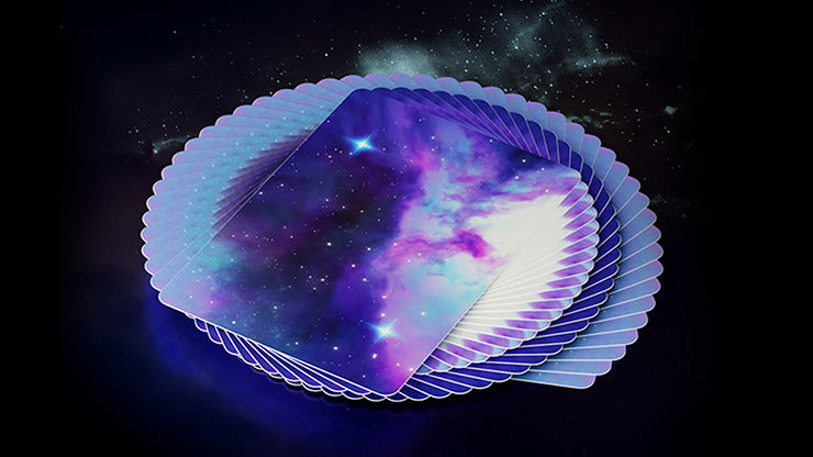 Bicycle Battlestar, blue seal, Starlight Gilded Playing Cards