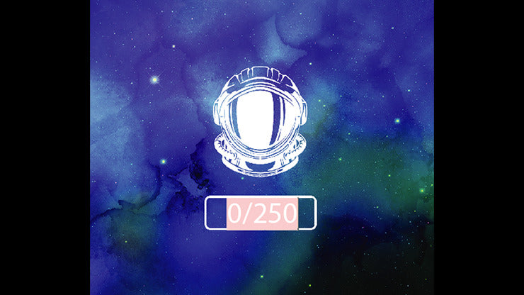 Bicycle Battlestar, blue seal, Starlight Gilded Playing Cards