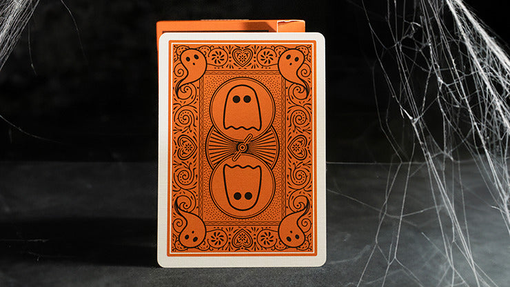 Bicycle Boo Back Playing Cards, Orange