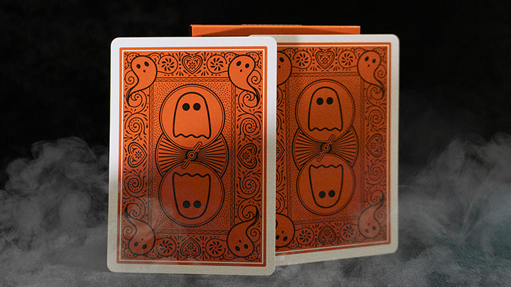 Bicycle Boo Back Playing Cards, Orange