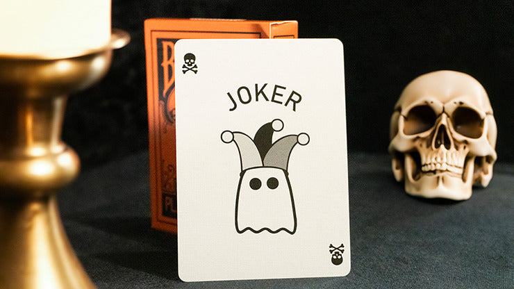 Bicycle Boo Back Playing Cards, Orange