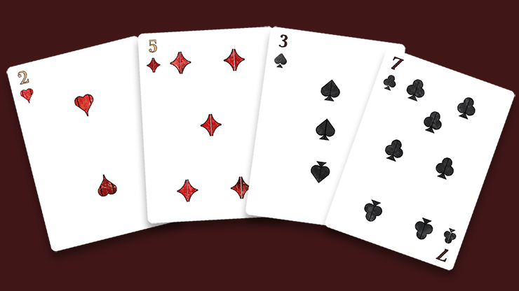 Victorian Steampunk, Gold Playing Cards